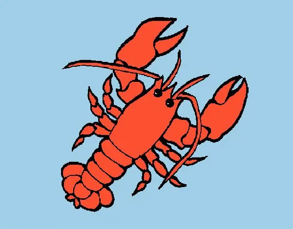 Dibujo de langosta pintado por Jfrkffkkf en Dibujos.net el día 08 ...