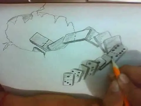 dibujo a lapiz 3D - YouTube