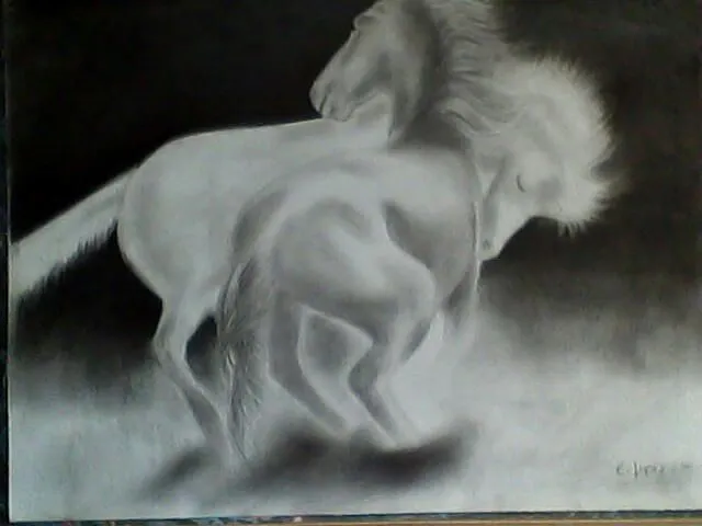 Mi Dibujo a Lapiz Carbon [ Caballos ] - Taringa!