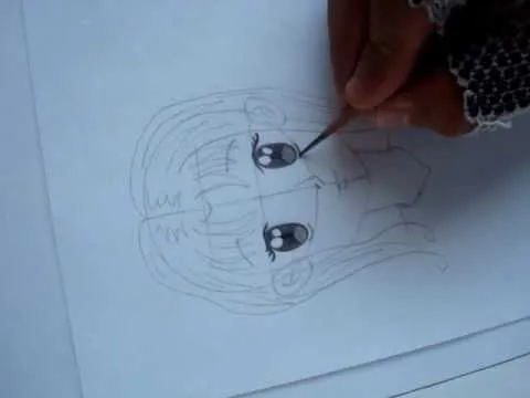 DIBUJO A LAPIZ DE CHICA MANGA ANIME_By RobertoHC - YouTube