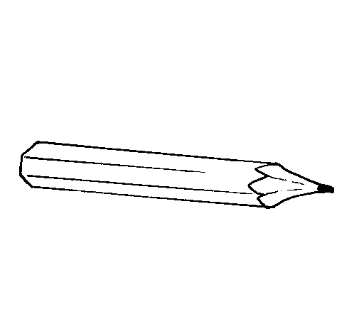 Dibujo de Lápiz 1 para Colorear - Dibujos.net