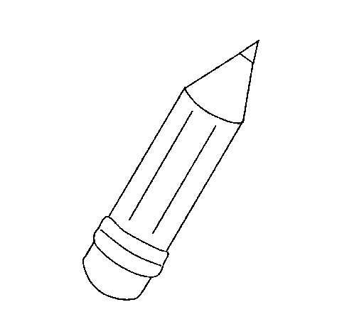 Dibujo de Lápiz para Colorear - Dibujos.net Dibujo de Lápiz para Colorear - Dibujos.net