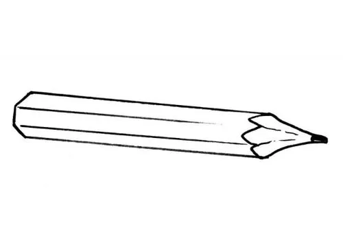 Dibujo de un lapiz grueso y delgado - Imagui