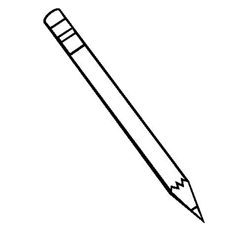 Dibujo de Lápiz III para Colorear - Dibujos.net Dibujo de Lápiz III para Colorear - Dibujos.net