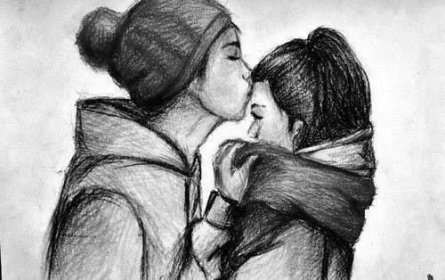 dibujos de amor a lapiz tumblr - Google Search | Lugares para ...