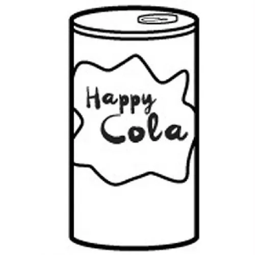 Dibujo de lata de refresco para pintar - Dibujos para colorear de ...