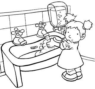 Dibujo Lavandose Las Manos para colorear | Dibujos para Colorear ... Dibujo Lavandose Las Manos para colorear | Dibujos para Colorear ...