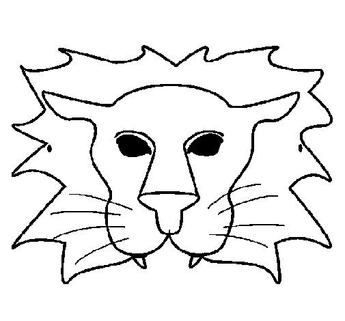 Dibujo de León para Colorear - Dibujos.net