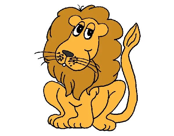 Dibujo de León 1 pintado por Nahomi1 en Dibujos.net el día 17-03 ... Dibujo de León 1 pintado por Nahomi1 en Dibujos.net el día 17-03 ...