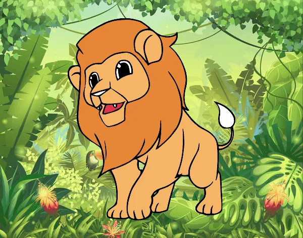 Dibujo de un leon de la selba pintado por en Dibujos.net el día 10 ... Dibujo de un leon de la selba pintado por en Dibujos.net el día 10 ...