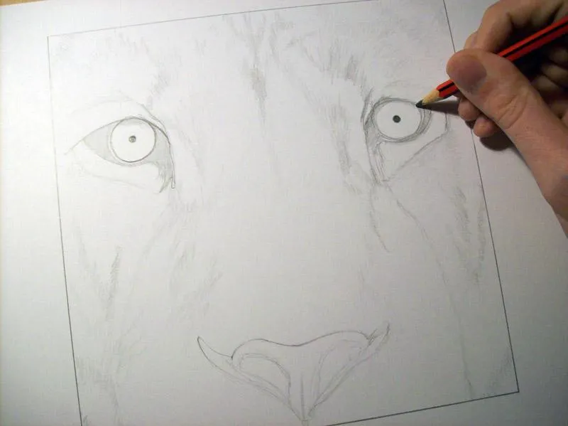 Dibujo de león terminado / Drawing of lion finished - Paperblog Dibujo de león terminado / Drawing of lion finished - Paperblog