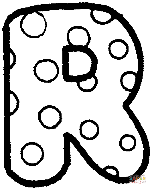 Dibujo de La Letra R para colorear | Dibujos para colorear ... Dibujo de La Letra R para colorear | Dibujos para colorear ...