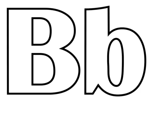 Dibujo de Letra B para colorear | Dibujos para colorear imprimir ... Dibujo de Letra B para colorear | Dibujos para colorear imprimir ...