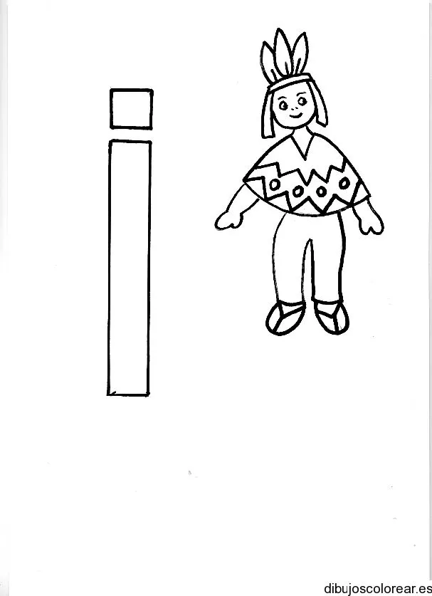 Dibujo de la letra I | Dibujos para Colorear Dibujo de la letra I | Dibujos para Colorear