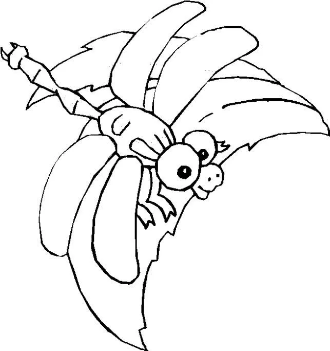 Dibujo de Libelula para colorear. Dibujos infantiles de Libelula ... Dibujo de Libelula para colorear. Dibujos infantiles de Libelula ...