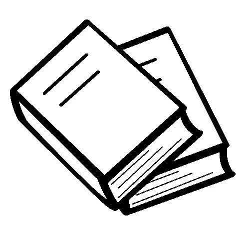 Dibujo de Libros para Colorear - Dibujos.net