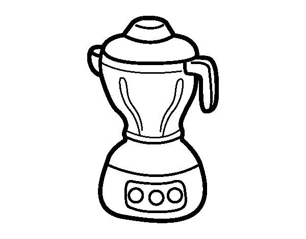 Dibujo de Licuadora para Colorear - Dibujos.net Dibujo de Licuadora para Colorear - Dibujos.net