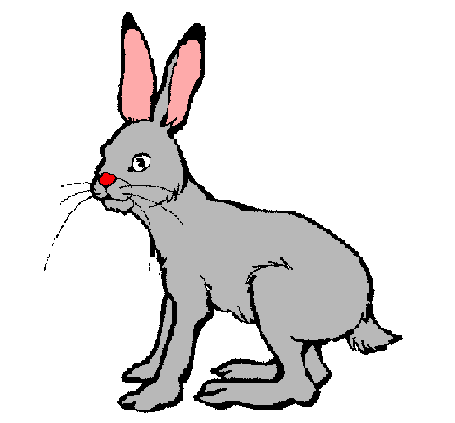 Dibujo de Liebre pintado por Luna en Dibujos.net el día 19-08-10 a ...