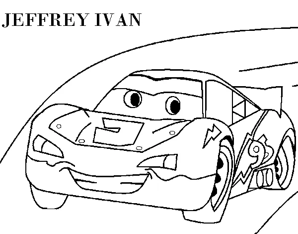 Dibujo de Lightning McQueen para Colorear - Dibujos.net Dibujo de Lightning McQueen para Colorear - Dibujos.net