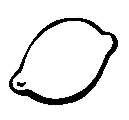 Dibujo de Limón II para Colorear - Dibujos.net Dibujo de Limón II para Colorear - Dibujos.net