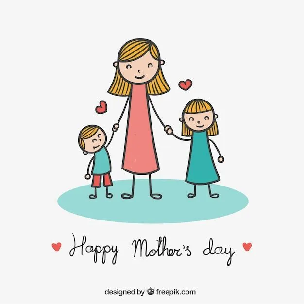 Dibujo lindo para el día de las madres | Descargar Vectores gratis Dibujo lindo para el día de las madres | Descargar Vectores gratis