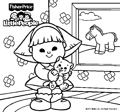 Dibujo de Little People 8 para Colorear - Dibujos.net