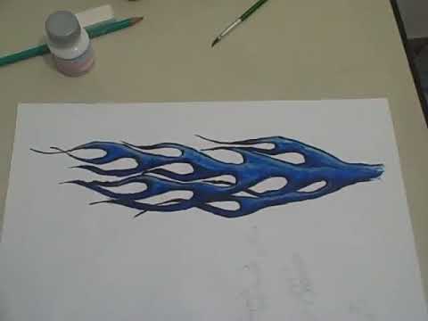 dibujo llamas - YouTube