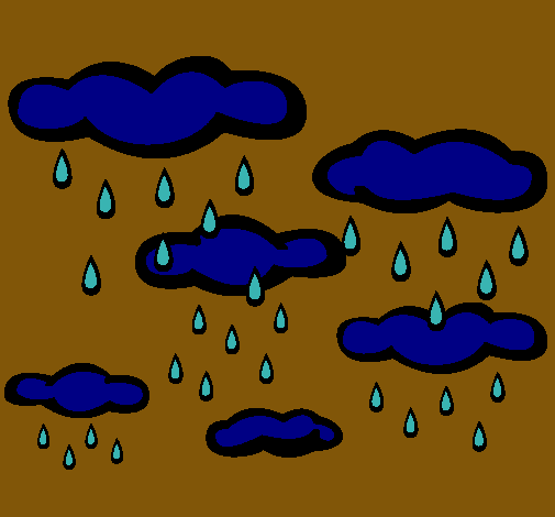 Dibujo de Lluvioso pintado por Tormenta en Dibujos.net el día 08 ...