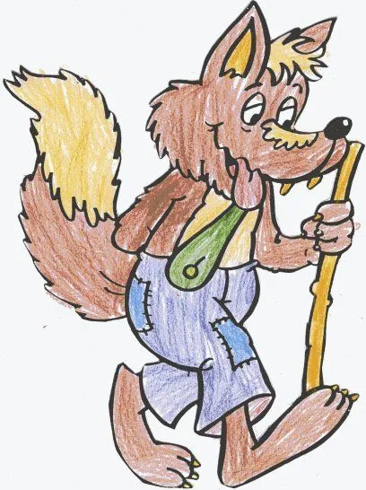 Dibujo Del Lobo Feroz Para Imprimir Y Colorear A Pictures