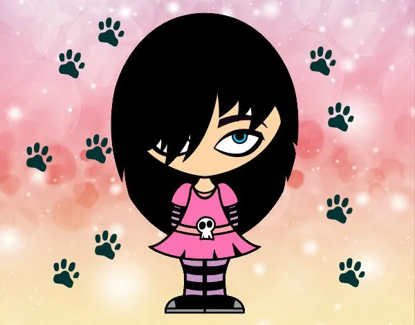 Dibujo de look emo pintado por Adri-love en Dibujos.net el día 19 ...