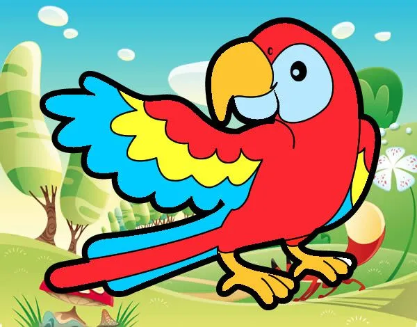 Dibujo de Loro de colores pintado por Risitapop en Dibujos.net el ... Dibujo de Loro de colores pintado por Risitapop en Dibujos.net el ...