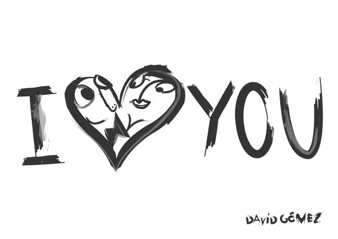 Dibujo I love you