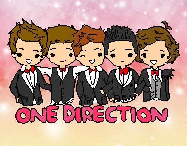 Dibujar a one direction en caricatura - Imagui