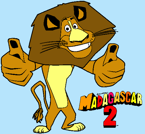 Dibujo de Madagascar 2 Alex pintado por Leon en Dibujos.net el día ... Dibujo de Madagascar 2 Alex pintado por Leon en Dibujos.net el día ...