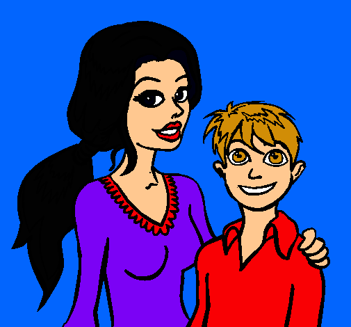 Dibujo de Madre e hijo pintado por Picasso en Dibujos.net el día ... Dibujo de Madre e hijo pintado por Picasso en Dibujos.net el día ...