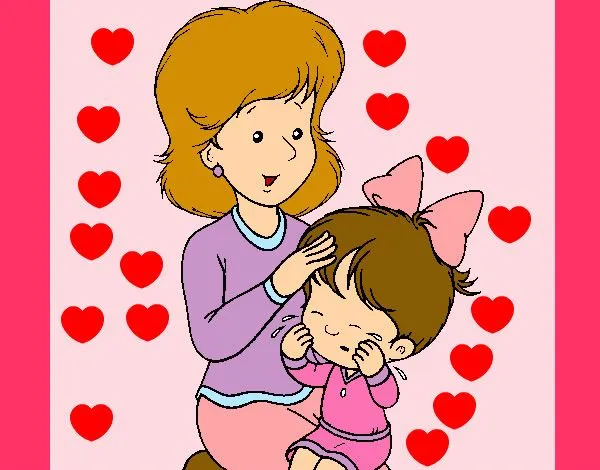 Dia de la madre dibujos a color - Imagui