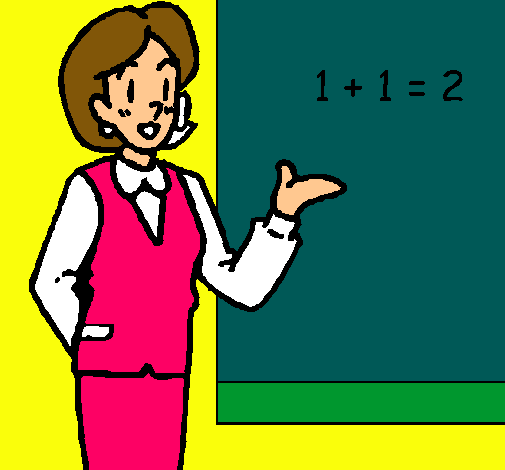 Dibujo de Maestra de matemáticas pintado por Chasan en Dibujos.net ...