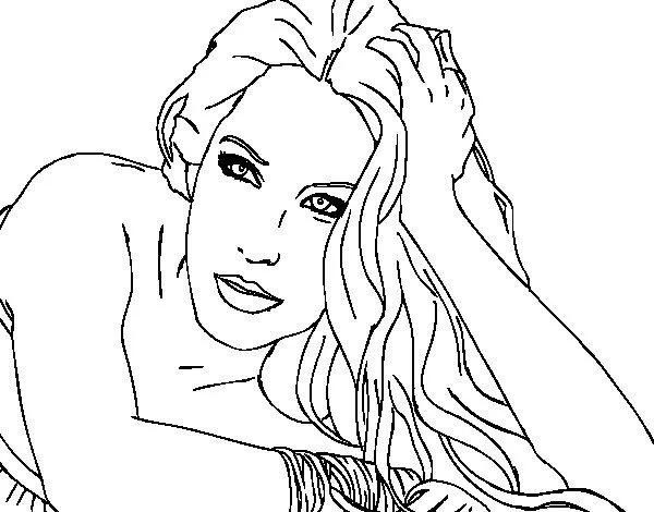 Dibujo de Malú para Colorear - Dibujos.net