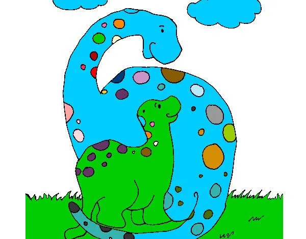Dibujo de MAMA Y HIJO DINO pintado por Ositodino en Dibujos.net el ... Dibujo de MAMA Y HIJO DINO pintado por Ositodino en Dibujos.net el ...