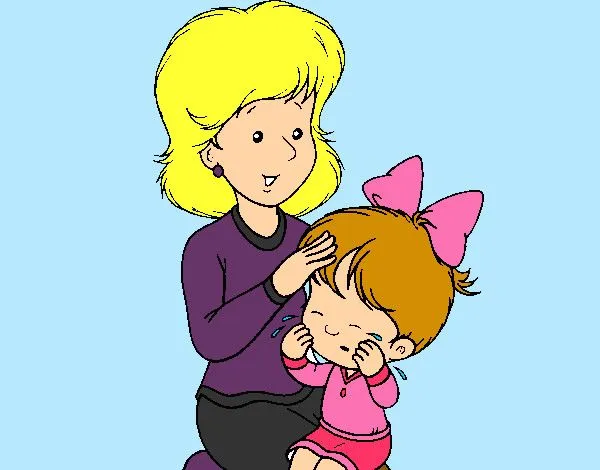 Dibujo de Una mama peinando a su hija pintado por Karlixd en ...