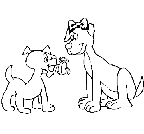 Dibujo de Mama perra para Colorear - Dibujos.net Dibujo de Mama perra para Colorear - Dibujos.net