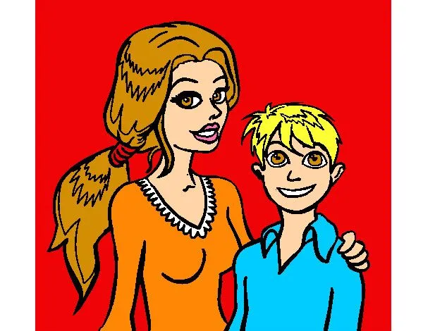 Dibujo de MI MAMA Y YO pintado por Regge en Dibujos.net el día 10 ... Dibujo de MI MAMA Y YO pintado por Regge en Dibujos.net el día 10 ...