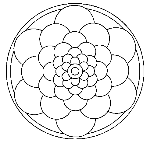 Dibujo de Mandala 22 para Colorear - Dibujos.net