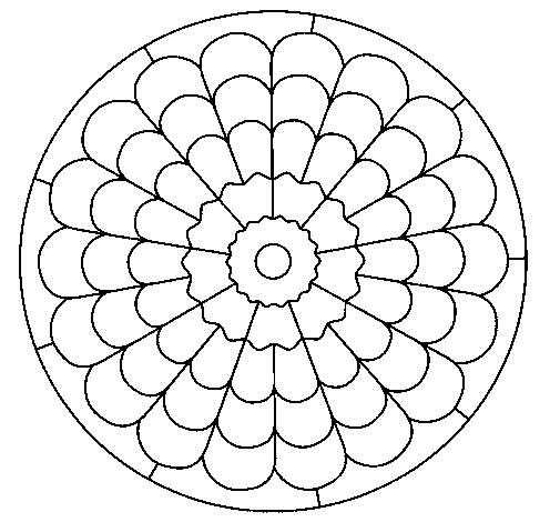 Dibujo de Mandala 23 para Colorear