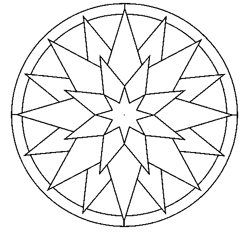 Dibujo de Mandala 28 para Colorear - Dibujos.net Dibujo de Mandala 28 para Colorear - Dibujos.net