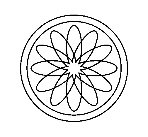 Dibujo de Mandala 34 para Colorear - Dibujos.net