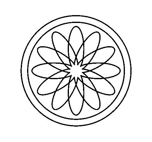 Dibujo de Mandala 34 para Colorear - Dibujos.net