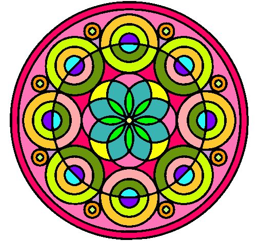 Dibujo de Mandala 35 pintado por Angeles en Dibujos.net el día 11 ... Dibujo de Mandala 35 pintado por Angeles en Dibujos.net el día 11 ...