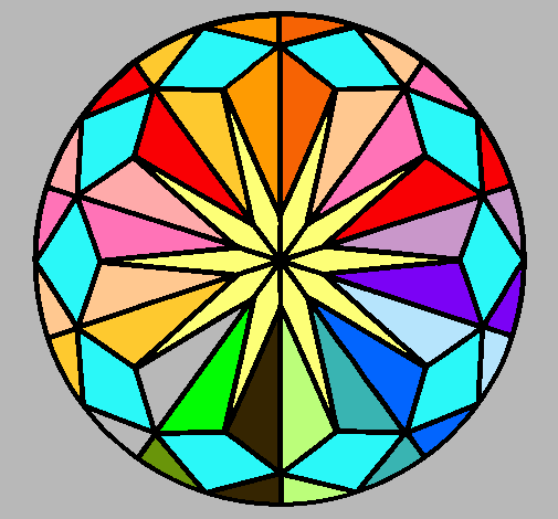 Dibujo de Mandala 42 pintado por Mosaico en Dibujos.net el día 18 ...
