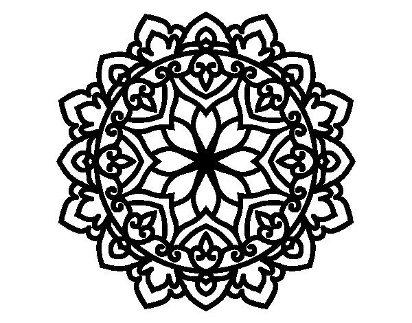 Dibujo de Mandala celta para Colorear - Dibujos.net